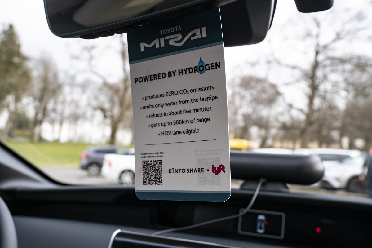 Vancouver Lyft Drivers can now rent a Toyota Mirai