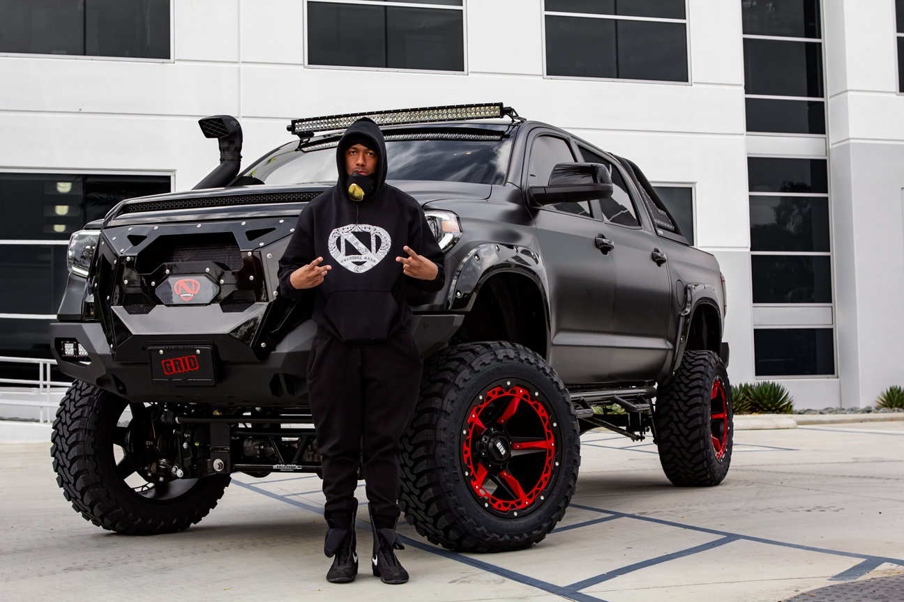 The Toyota dealer near Riverside Ca raves about the changes Nick Cannon made to his Toyota Tundra