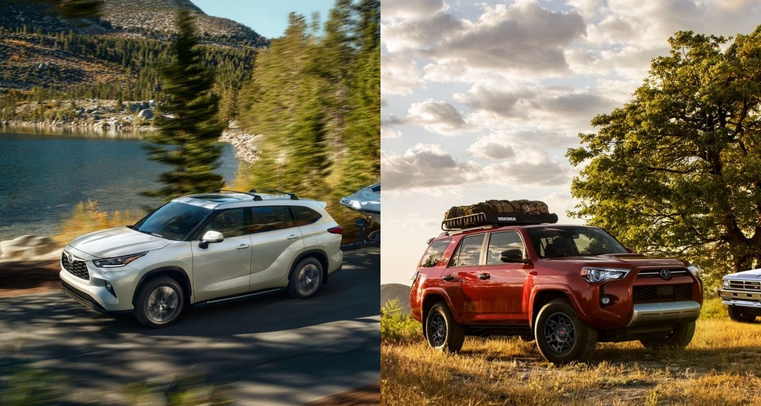 The car dealerships serving Garden Grove Ca explain the differences between the Highlander and 4Runner